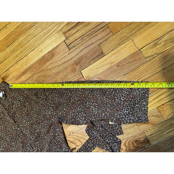 Victoria's Secret Animal Leopard Print SEXY Short pockets! Robe one Size S, M, L - Picture 12 of 13